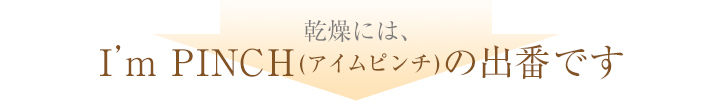 そこで！I’m PINCH(アイムピンチ)の出番です