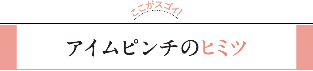 ここがスゴイ！ アイムピンチのヒミツ