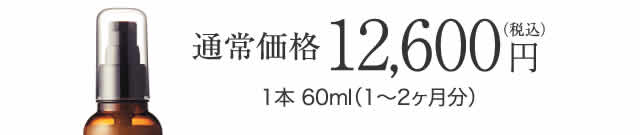 通常価格12,600円（税込）