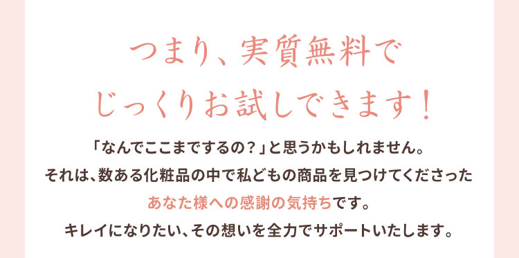 つまり実質無料で30日間じっくりお試しできます